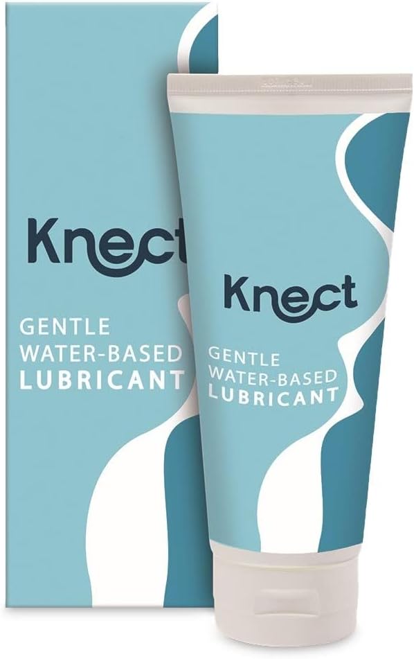 Knect Personal Water Based Lube 75ml, Fragrance Free, Safe for use with latex and polyisoprene Condoms, Non Staining Personal Lubricant, Easy to Rinse off
