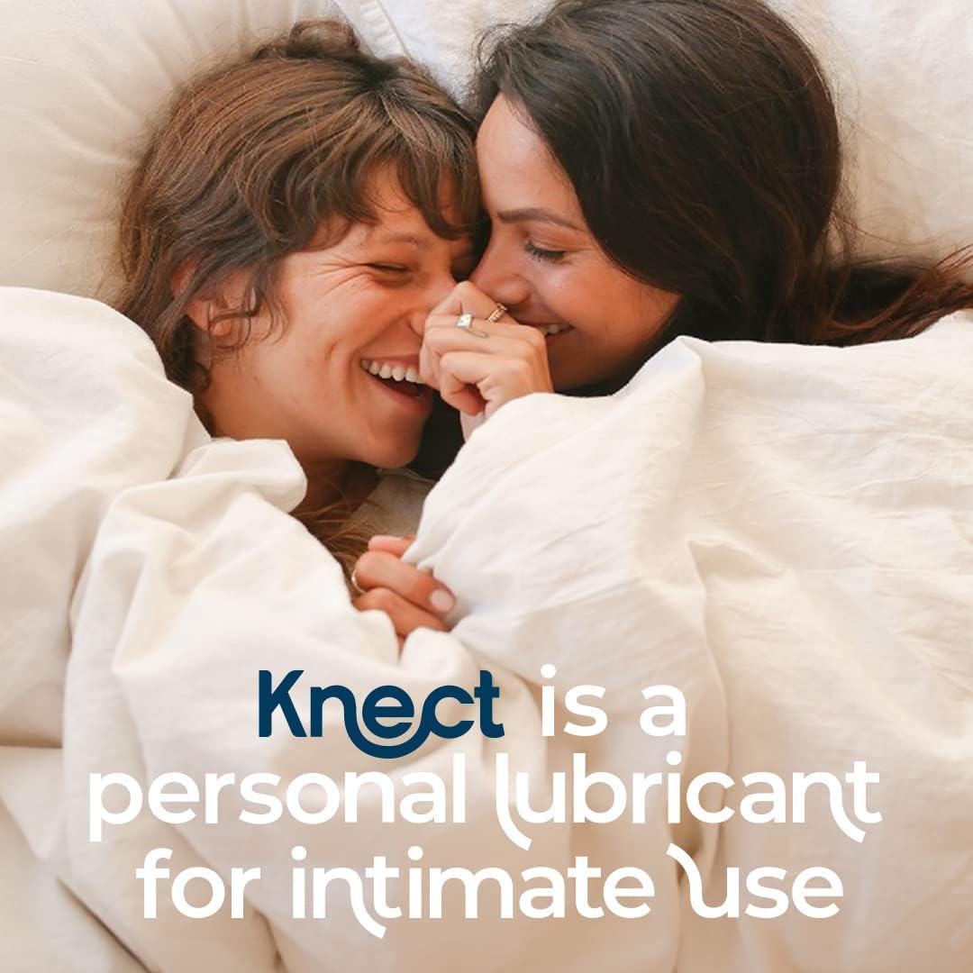 Knect Personal Water Based Lube 75ml, Fragrance Free, Safe for use with latex and polyisoprene Condoms, Non Staining Personal Lubricant, Easy to Rinse off