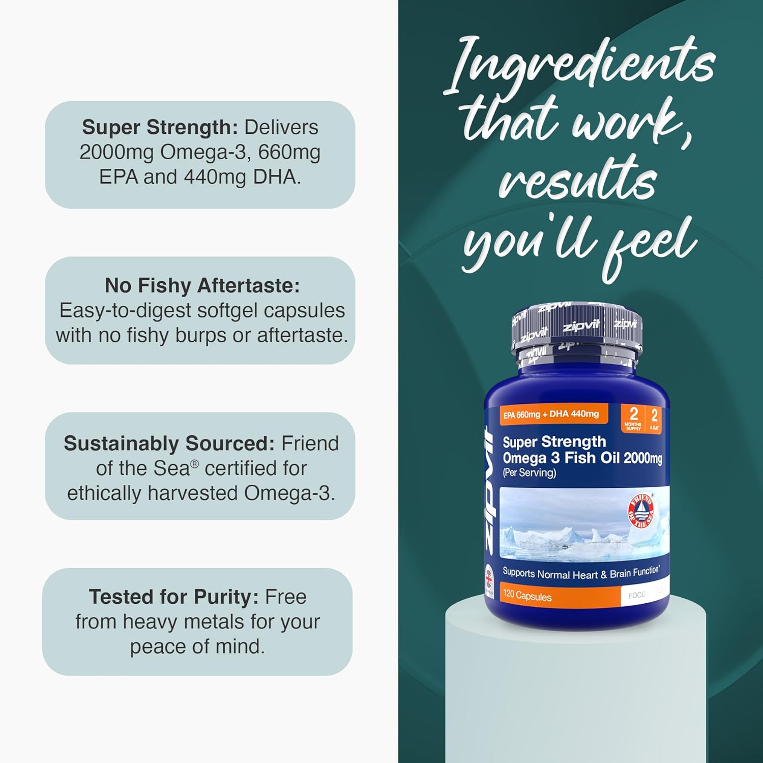 Omega 3 Fish Oil 2000mg