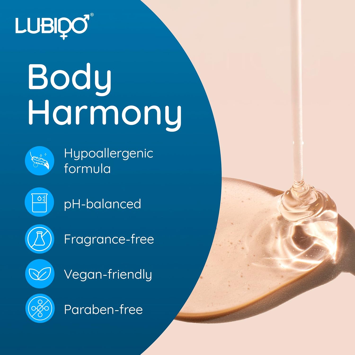 Lubido Original Water Based Paraben Free Intimate Gel Lube – Jumbo 500ml