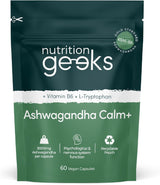 Ashwagandha KSM 66 Complex – 3000mg Enhanced with L-Tryptophan & Vitamin B6 (2 Month Supply) – Ashwagandha High Strength Capsules with 250mg Extract (Not Gummies or Powder) - Vegan, UK Made