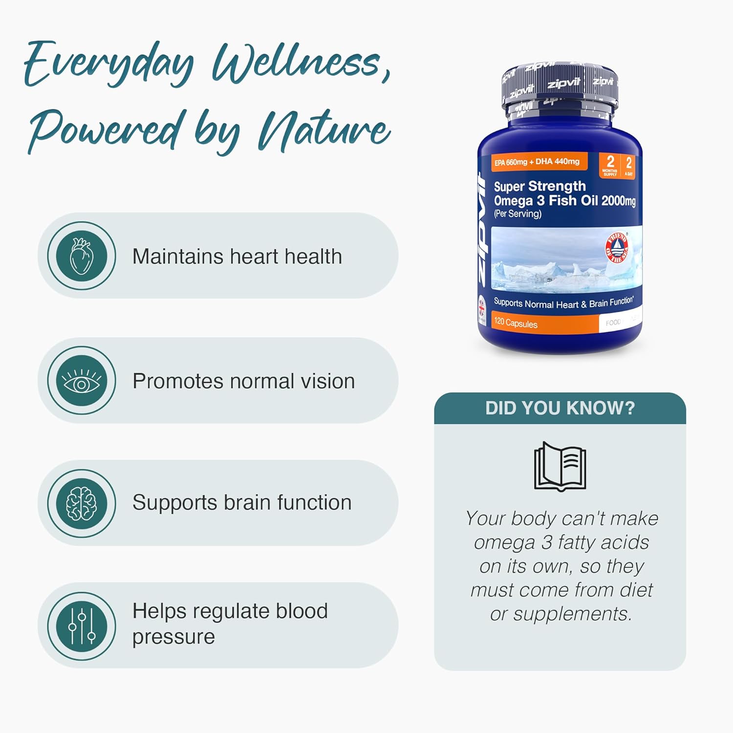 Omega 3 Fish Oil 2000mg