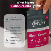 Biotin Hair Growth Supplement - 180 Vegan Tablets